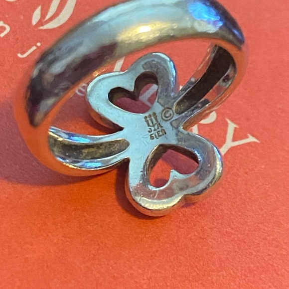 James Avery Retired Double Heart ring size 6.5 - Picture 2 of 3